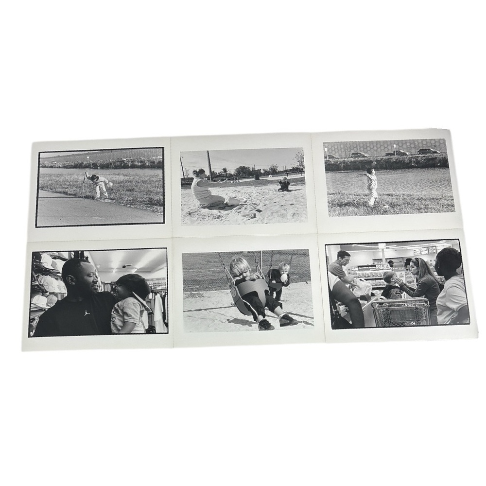 VTG Black and White family Photograhy 9x11